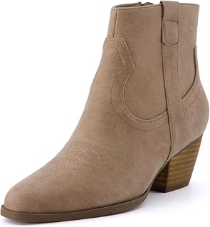 CUSHIONAIRE Women's Outlaw Western Boots + Memory Foam Wide