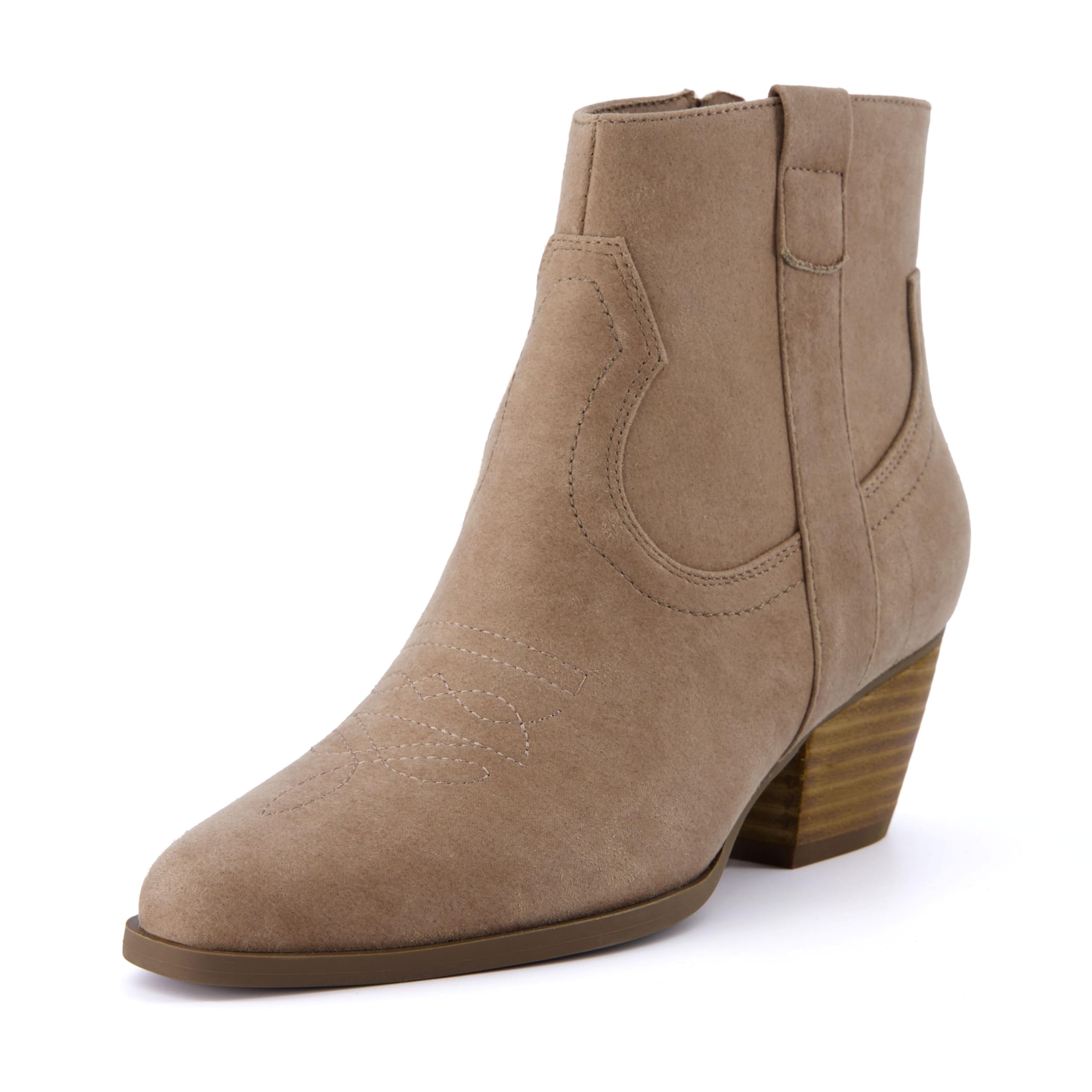 CUSHIONAIRE Women's Outlaw Western Boots + Memory Foam Wide