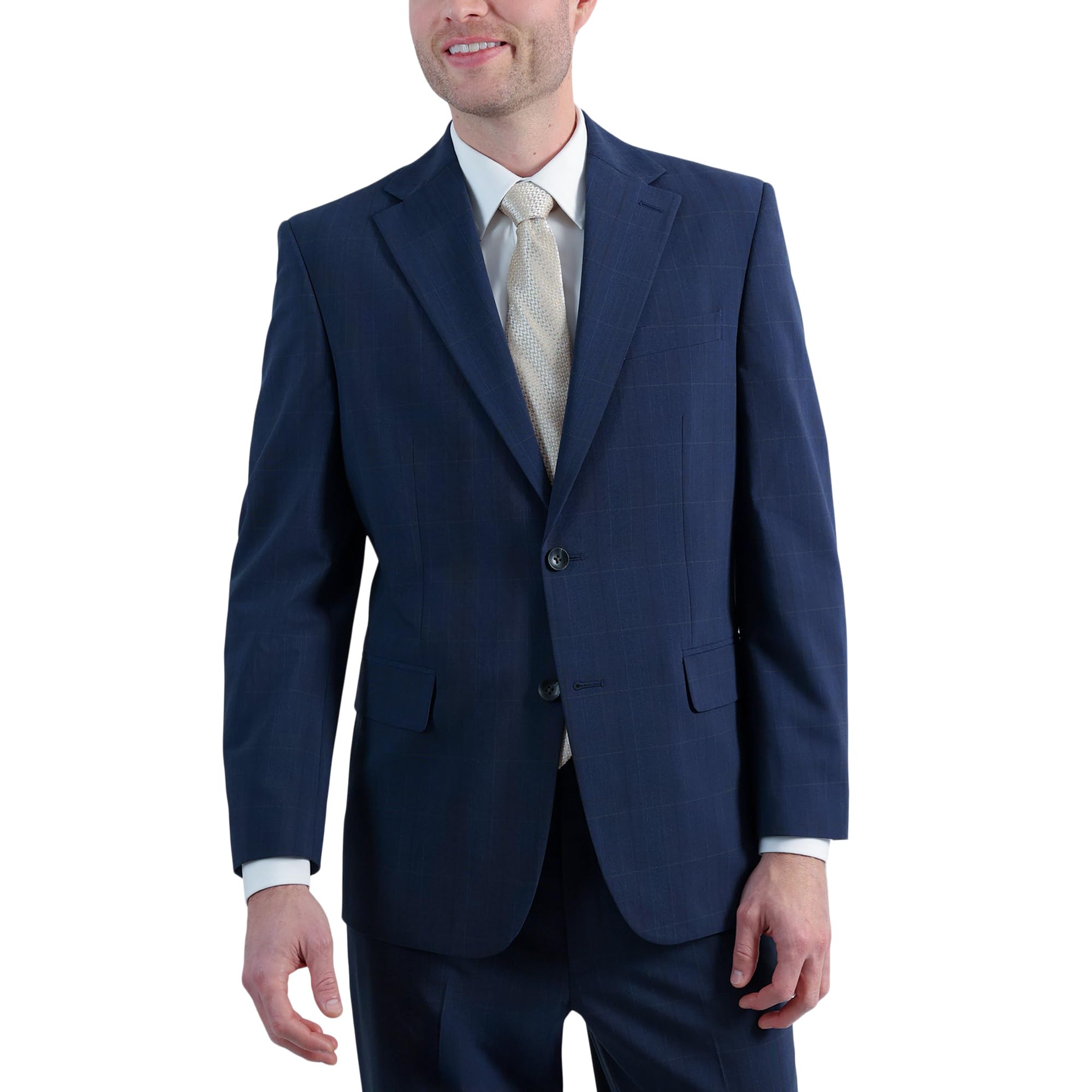 Haggar Jmh Premium Stretch Classic Fit Suit Separates - Pants & Jackets Separate
