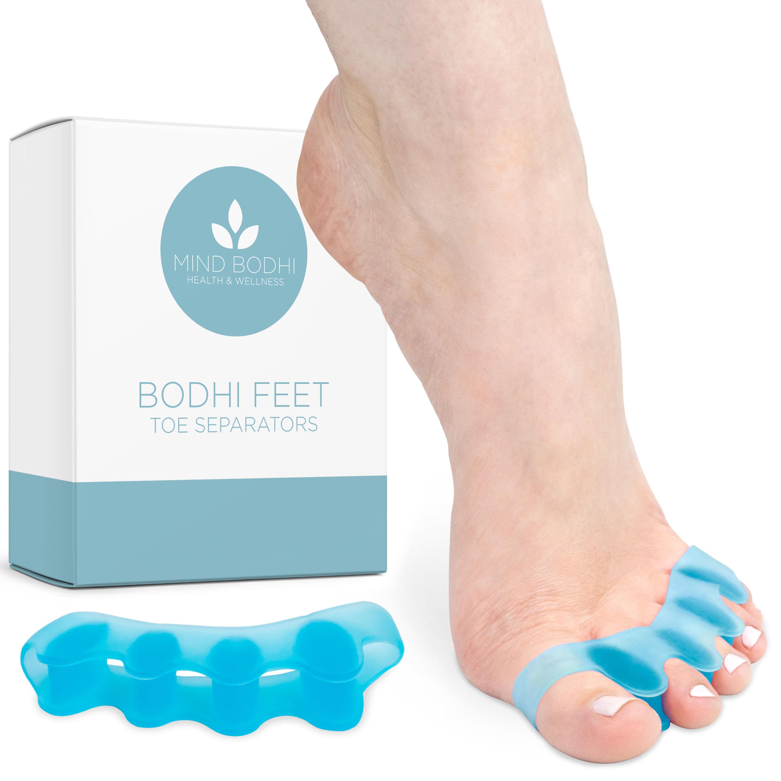 Mind Bodhi Toe Separators/Toe Spacers - Men &amp; Women - Regular Size - Blue | 