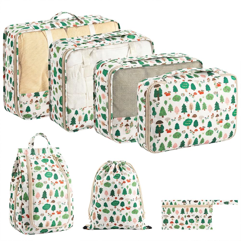 Multifunctional Travel Organizer Set, Foldable Clothes Storage Bags Toiletry Tra