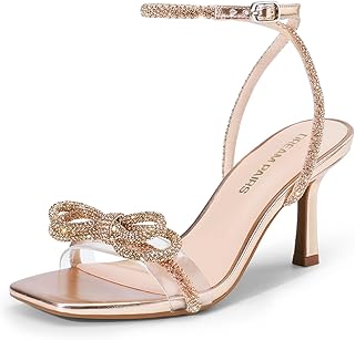 DREAM PAIRS Women's Kitten Heel Sandals