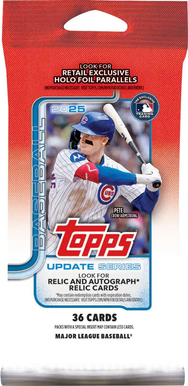 2025 Topps Update Series Baseball Fat Pack 36 Total Cards
