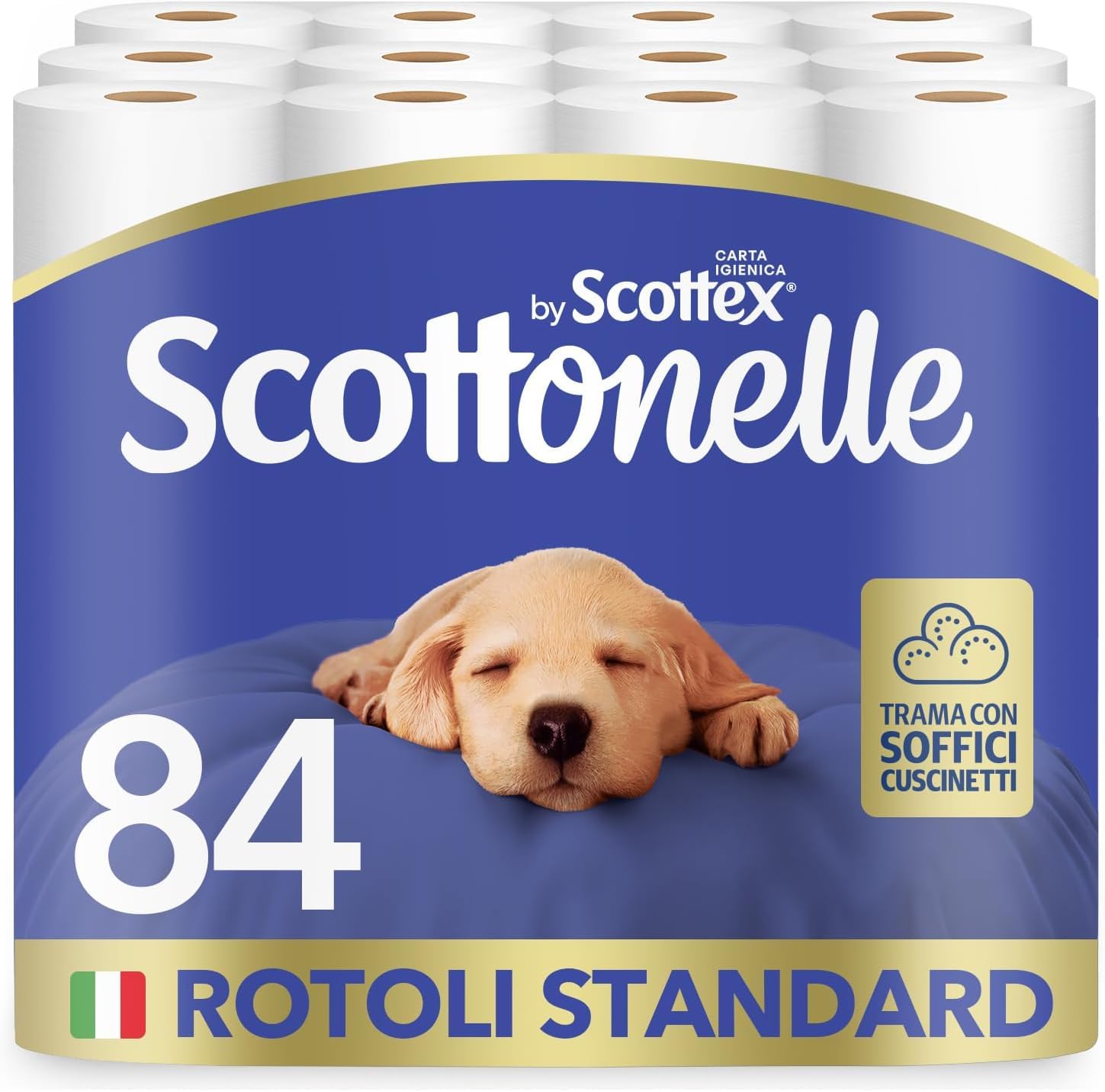 Scottonelle Toilet Paper, Soft and Durable, Fragrance Free, 84 Rolls | Scottonel