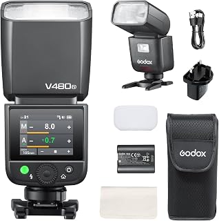 Godox V480-N Camera Flash for Nikon, GN50 2.4G Wireless TTL Flash Speedlite