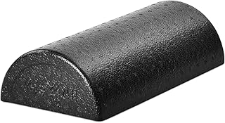 Yes4All High-Density EPP Half Round Back Roller Foam, Foam Roller for Yoga, Pilates & Stretching - 12, 18, 24, 36 inch