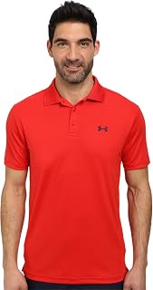 Under Armour Golf Men's Performance Polo 2.0 Red/Academy Polo Shirt LG