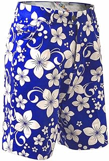 Royal & Awesome SHORTS Men's, Red/White/Blue/Green, L