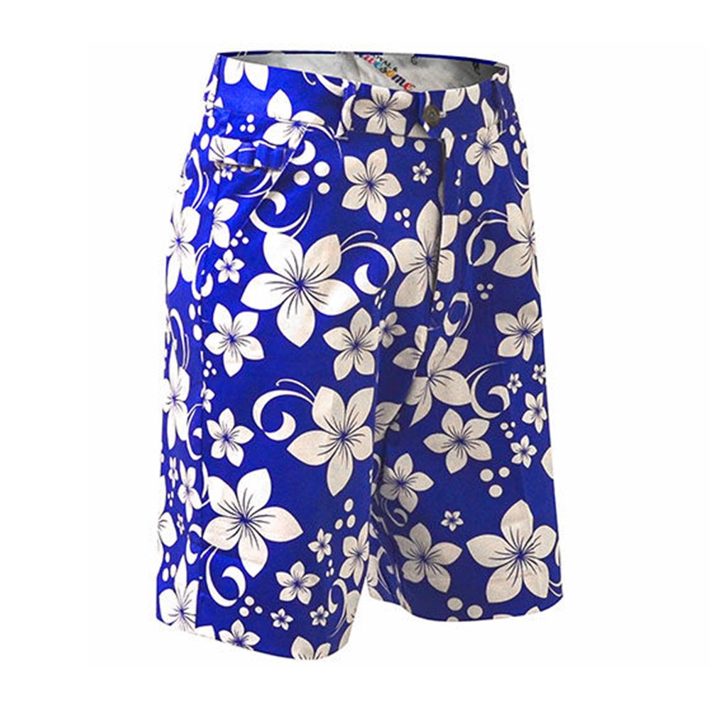Royal & Awesome SHORTS Men's, Red/White/Blue/Green, L
