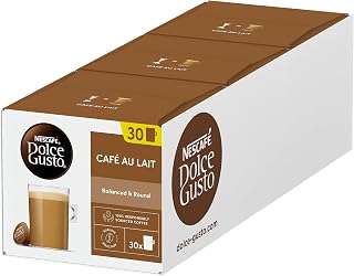 Nescafé Dolce Gusto Café Au Lait Pods 30 Pods | Multipack of 3