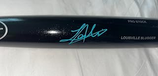 Lazaro Montes Seattle Mariners Autographed Signed Black Baseball Bat Beckett WITNESS Hologram