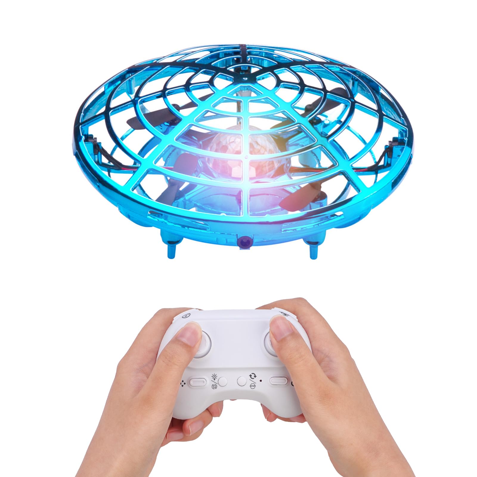 BlueFire Mini Drone for Kids, Hand Operated Drone Flying Ball Indoor Helicopter 