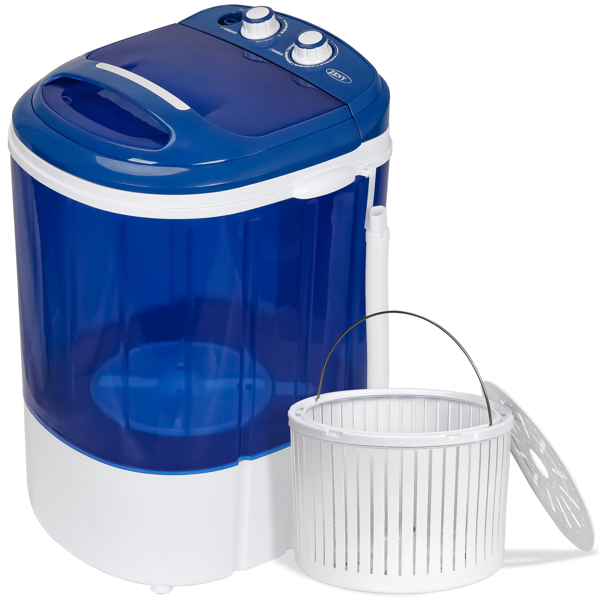 ZENY Portable Mini Washing Machine 8 lbs Washing Capacity,Semi-Automatic | Compa