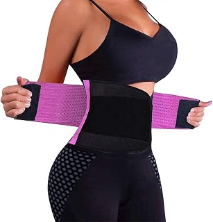 VENUZOR Waist Trainer for Women - Cincher Trimmer - Slimming Body Shaper Belt - Sport Girdle (Up Graded)