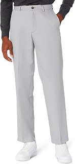 Amazon Essentials Men's Classic-Fit Expandable-Waist Flat-Front Dress Pants
