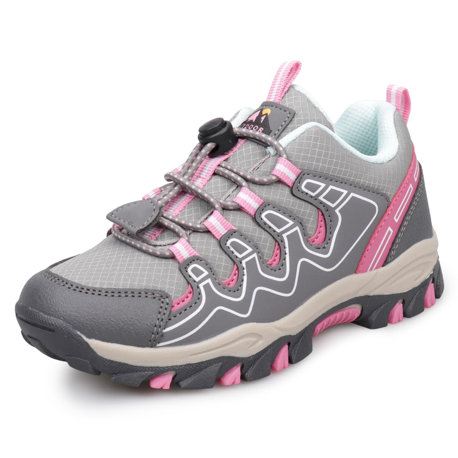 Girls Trainers Water Repellent Non-Slip Walking Trail Running Shoes Size 9UK(27E