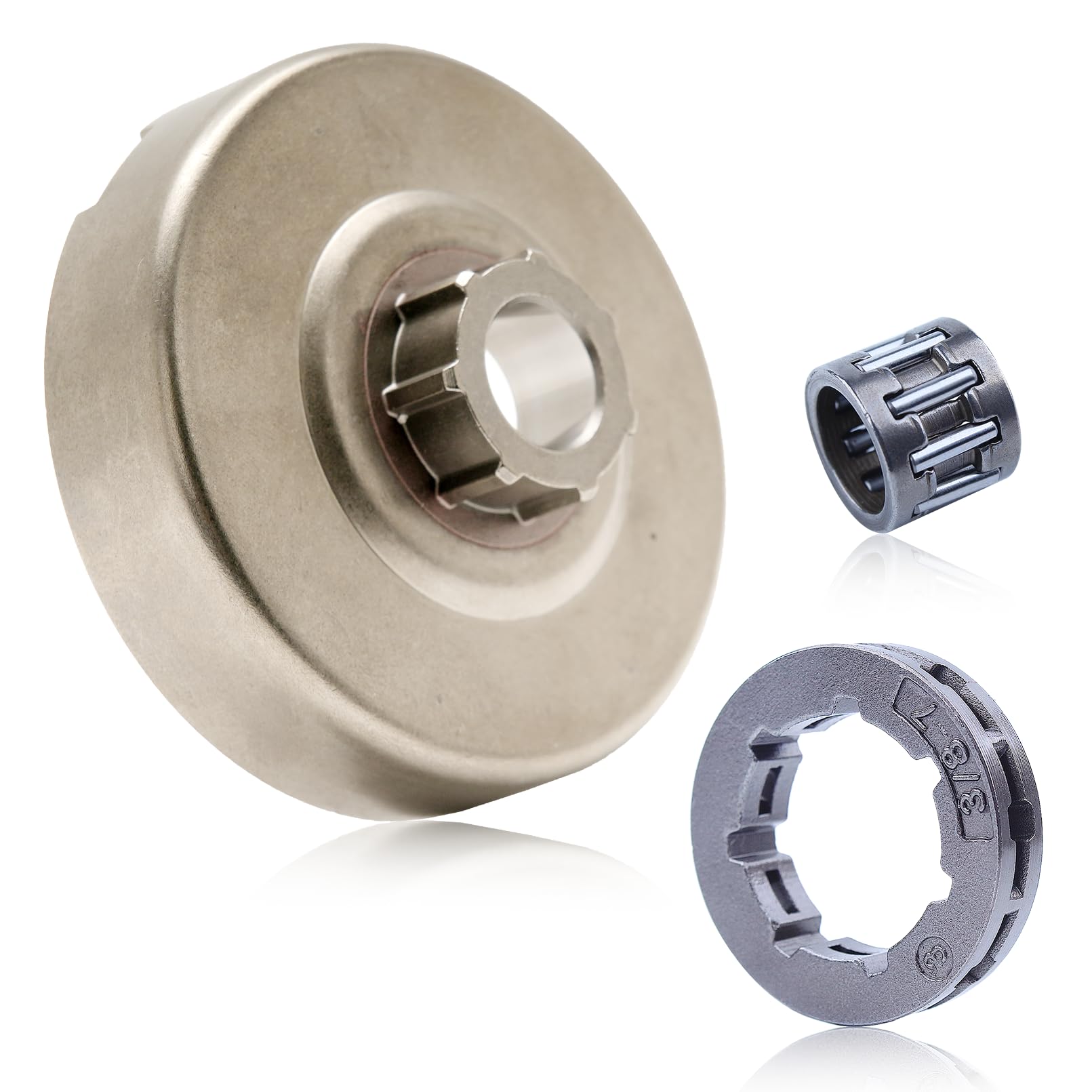 Hyceker CS-590 Chainsaw Rim Sprocket Clutch Drum Needle Bearing Kit for Echo CS-