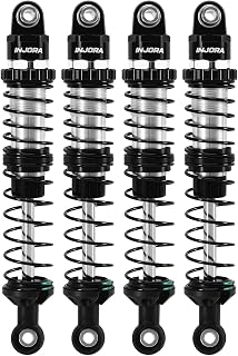 INJORA DRX 90mm Dual-rate Spring Oil Shocks for TRX4 SCX10 1/10 RC Crawler | Suit for TRX4 SCX10 Redcat Vertex-10 & 10W