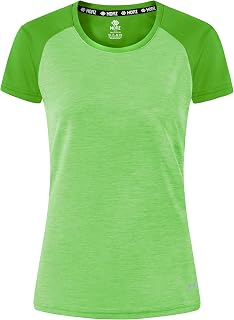 MoFiz Maglietta sportiva da donna a maniche corte UPF 50+, protezione solare, ad asciugatura rapida, per corsa, allenamento, atletica