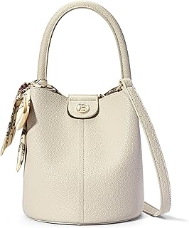 BOSTANTEN Small Crossbody Bags for Women Vegan Leather Purse Bucket bag