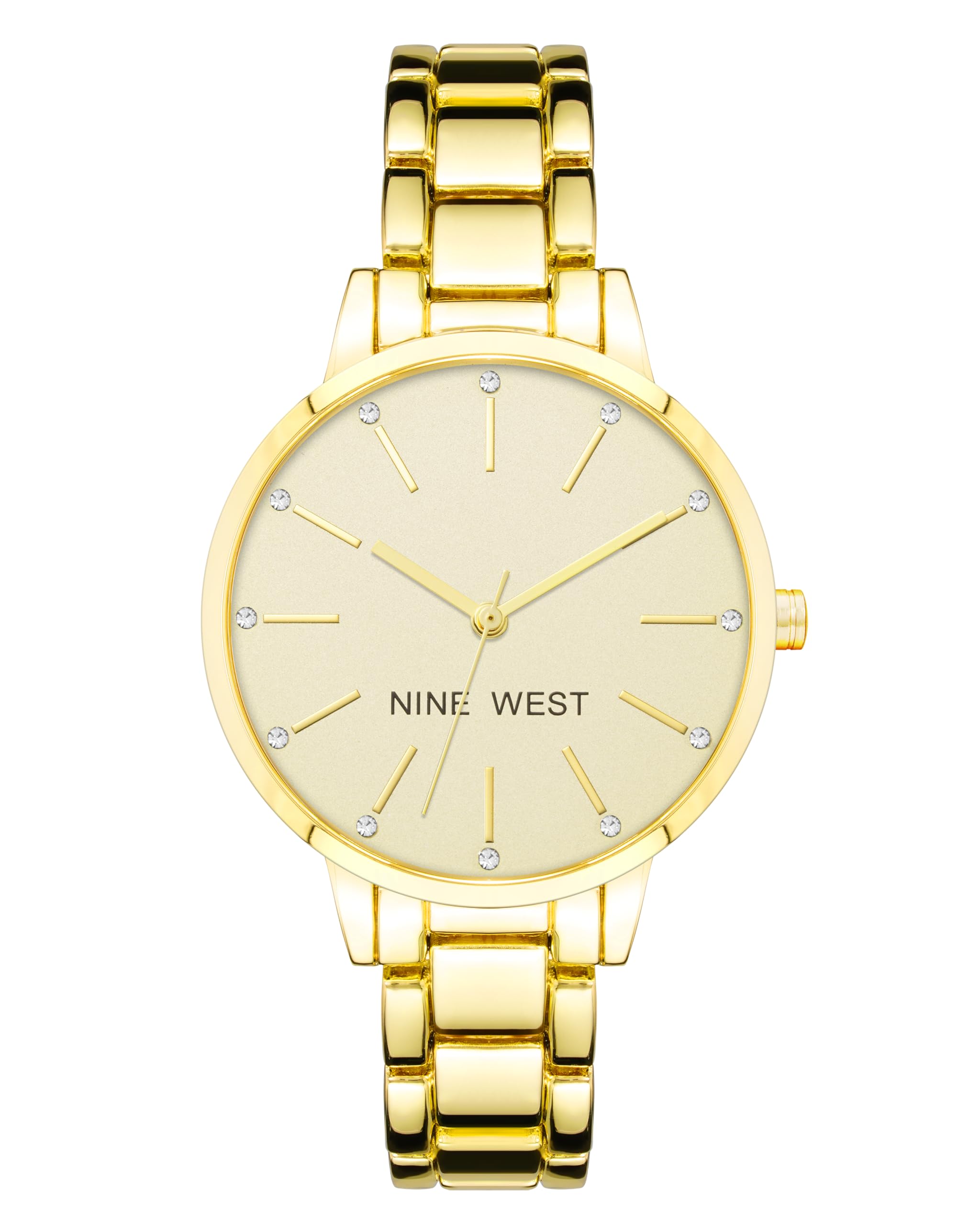 Nine West Crystal Accented Bracelet Watch