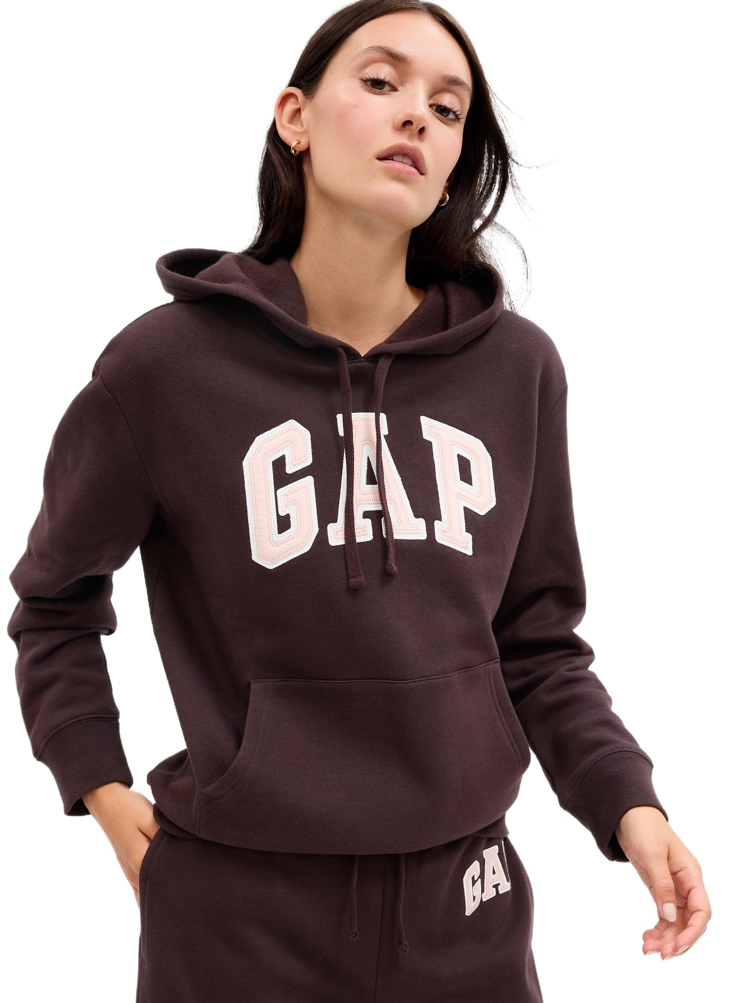 Gap Women's Hooded Sweatshirt with Logo without Laces (Pack of 1)