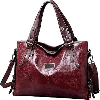 Handbags and Purses for women Vegan Leather Tote Bag for Women Satchel Shoulder Bags Travel Purse with Compartments