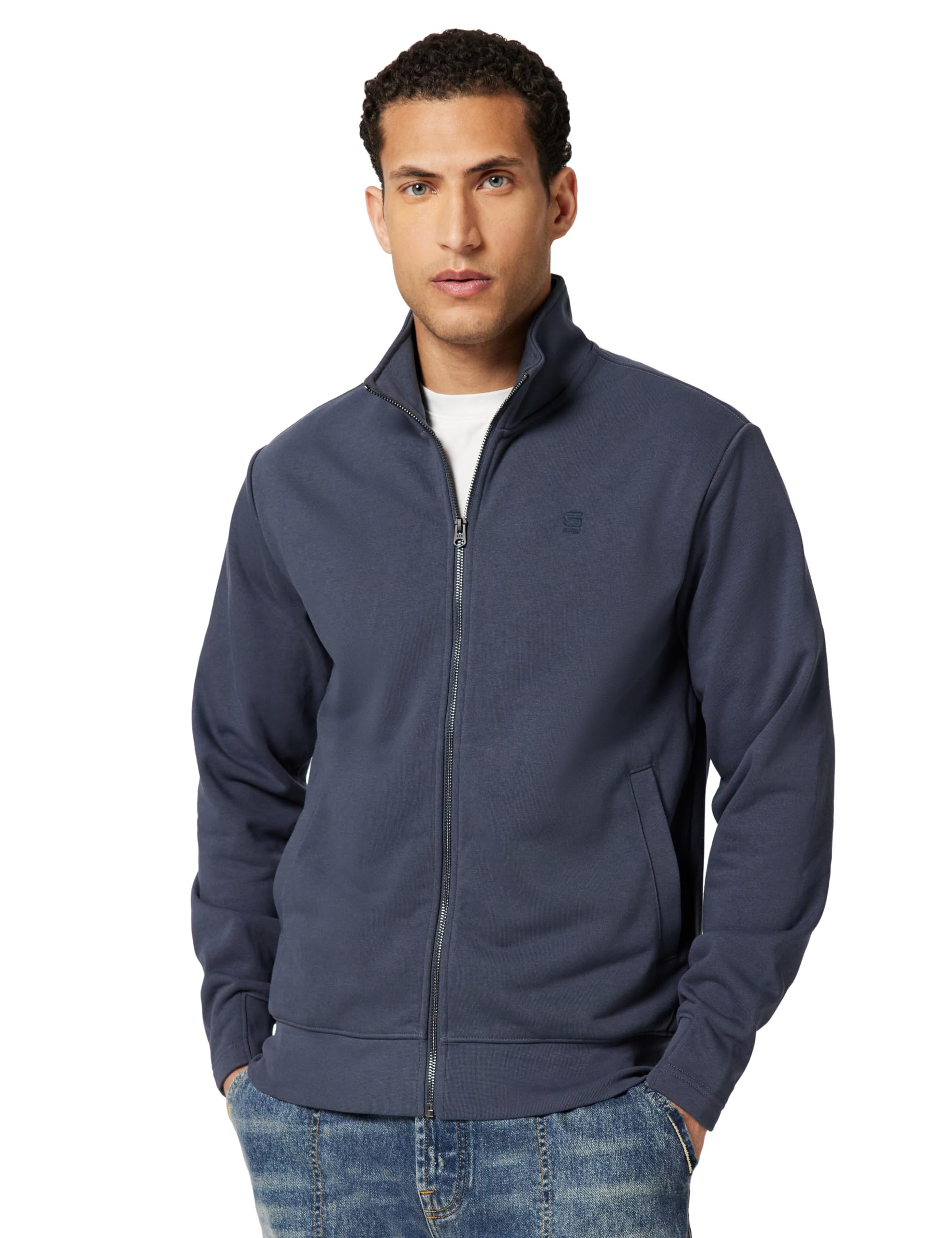 G-STAR Mens Nifous Zip Thru Sweater