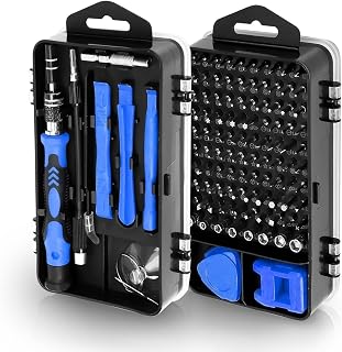 115 in 1 Precision Screwdriver Set, Professional Mini Magnetic Repair Kit, Small Multifunction Screwdriver for Macbook, Phone, Computer, Watch, Game Console, Repair