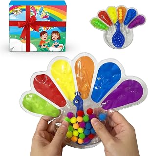 GYsomer Color Sorting Sensory Toys, Fine Motor Skills Toys for Toddlers, Montessori Toys Preschool Learning Activitie, Sensory Activity Toy for Kids 3+ and Adults