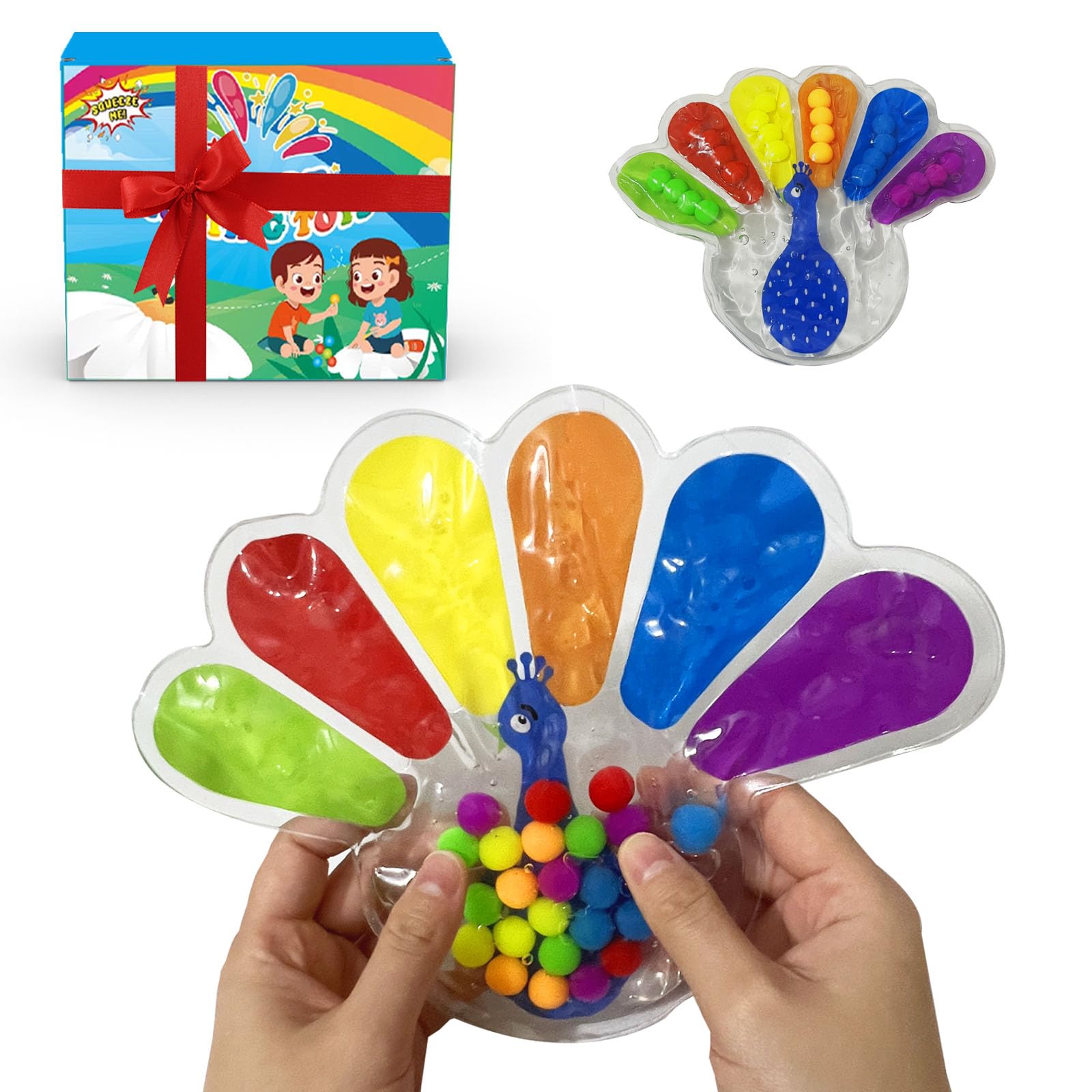 GYsomer Color Sorting Sensory Toys, Fine Motor Skills Toys for Toddlers, Montess