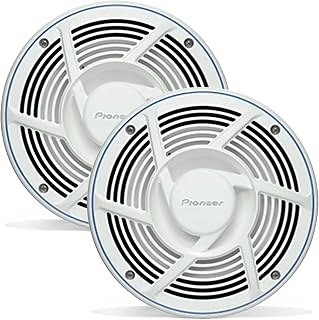 PIONEER TS-MR2040 8" Marine Speakers for Boats 200W Max | Water Resistant, UV Protected Boat Speakers for Outdoor, Marine, All Purpose