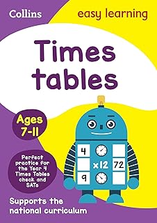 Times Tables Ages 7-11: Ideal for home learning (Collins Easy Learning KS2)