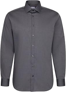 Seidensticker men's business shirt - shaped fit - non-iron - Kent collar - long sleeve - 100% cotton
