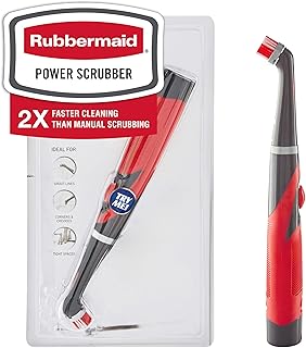 Rubbermaid Reveal Power Scrubber, Grout & Tile Bathroom Cleaner, Shower Cleaner, and Bathtub Cleaner, Multi-Purpose Scrub Brush