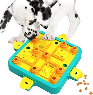LACCEN Dog Puzzle Toys, Level 3 in 1 Interactive Dog Toys for Boredom, Funny Feeding Toy for IQ Training Brain Stimulating, Treat Dispenser Toy for Large Medium Small Dogs