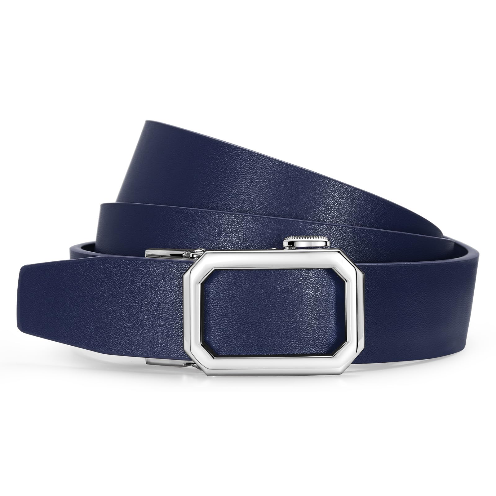 SUOSDEY Ratchet Belt for Women, Automatic no hole Leather belt for Jeans Pants A