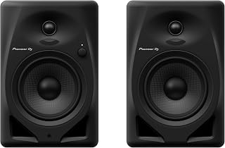 Pioneer DJ DM-50D 5-inch Active Desktop Monitor Speakers, Pair, Black