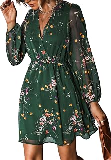CUPSHE Women Long Summer Dress Halter Neck Floral Long Smocked Dress Beach
