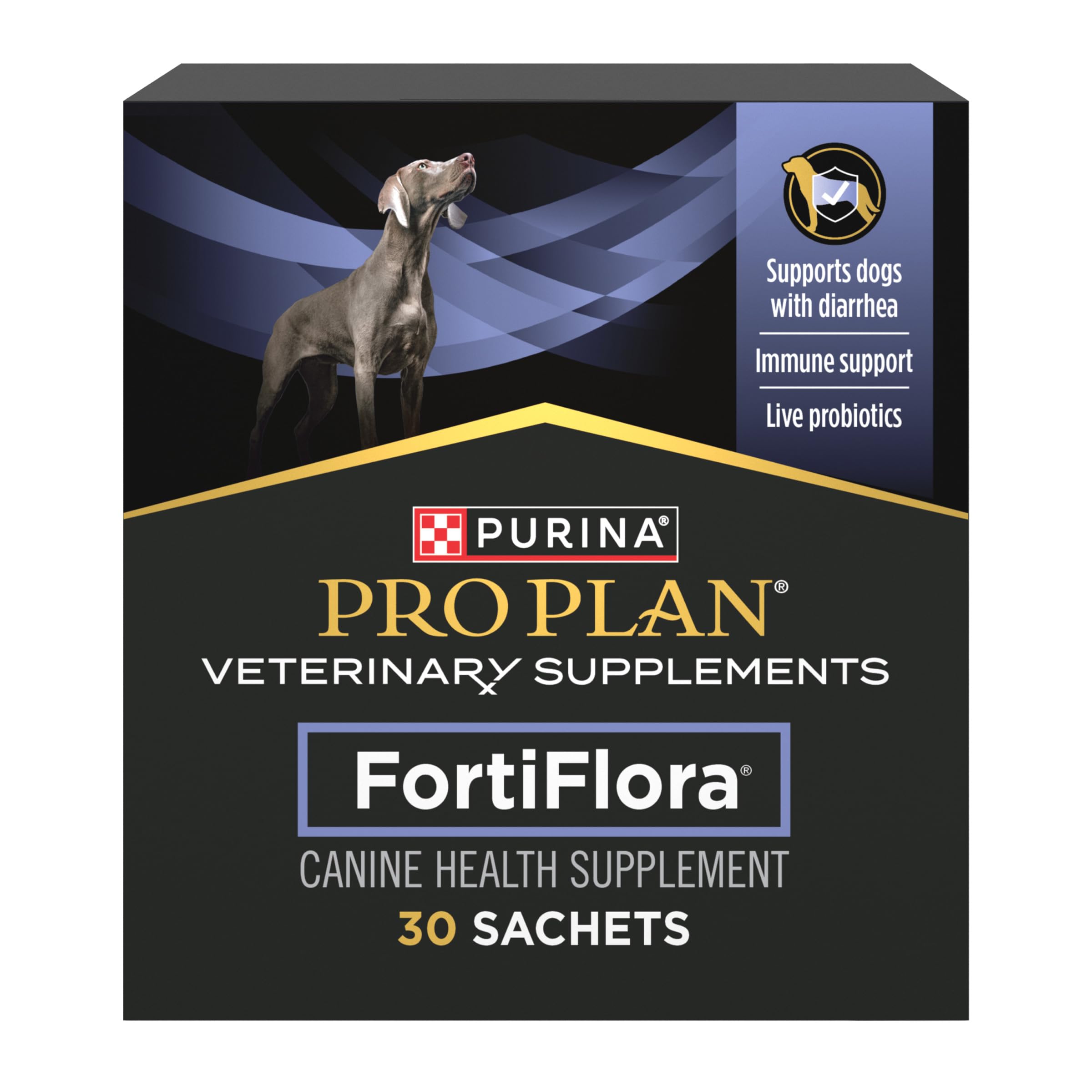 Purina Pro Plan Veterinary Supplements FortiFlora Dog Probiotic Supplement | For