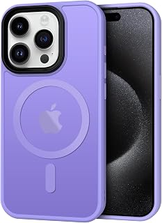 CACOE Magnetic Case for iPhone 15 Pro 6.1 inch, Light Purple