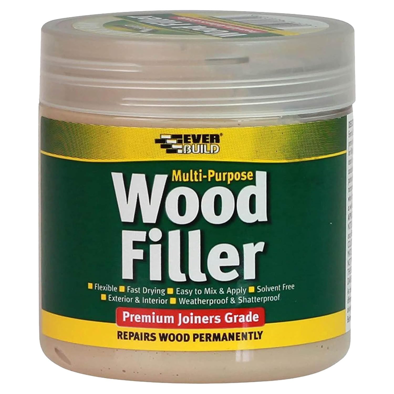 Everbuild Multipurpose Wood Filler – Suitable for Indoor and Outdoor Use – Sanda