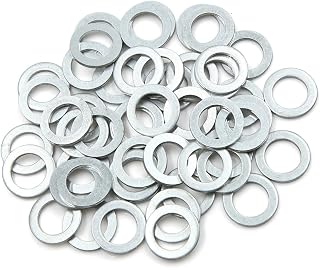 50pcs Engine Oil Crush Washers Drain Plug Gaskets 14mm ID. 22mm OD.