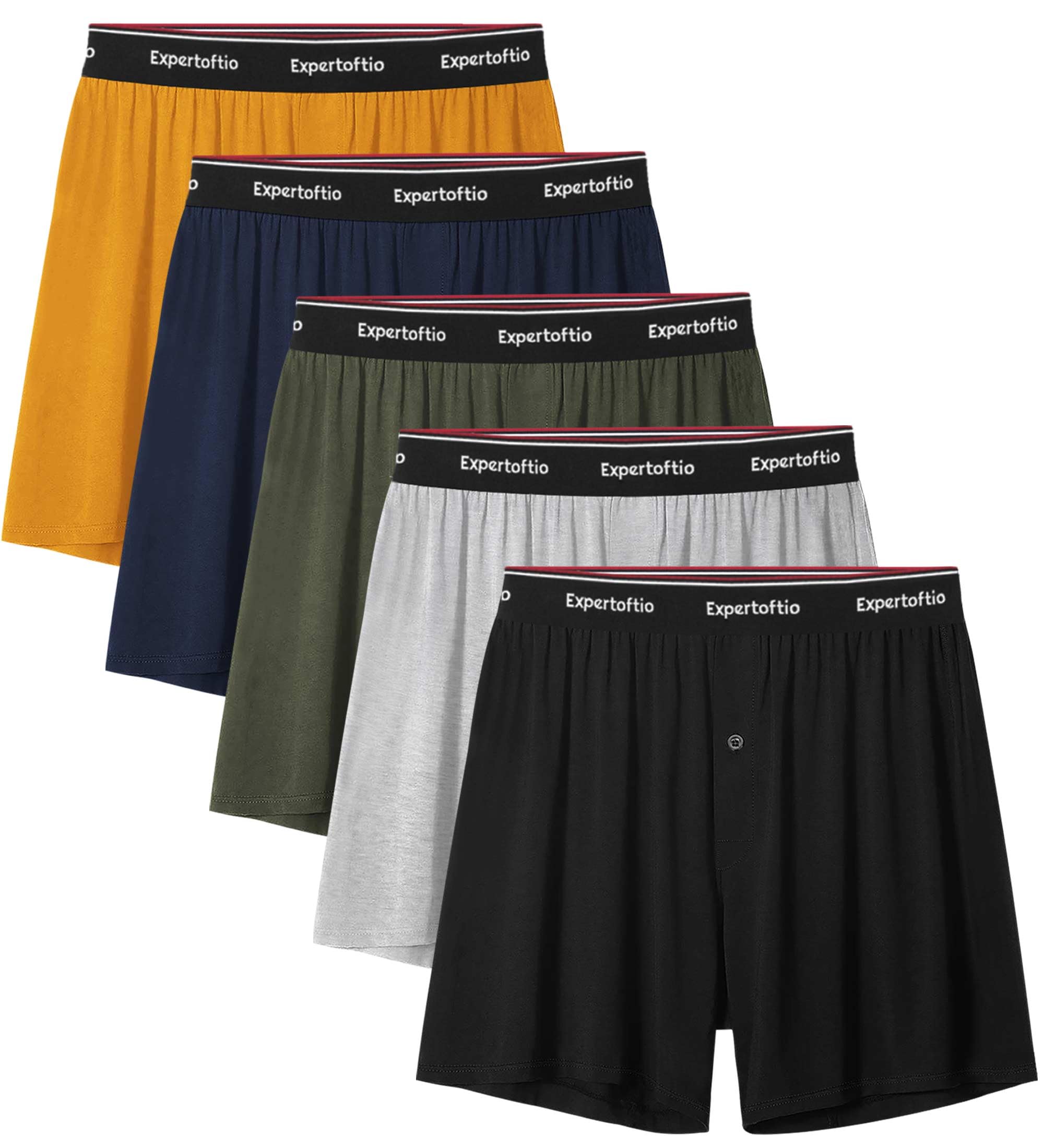 Soft Loose Men's Boxer Shorts Made of Bamboo Viscose for Men Underwear Classic B