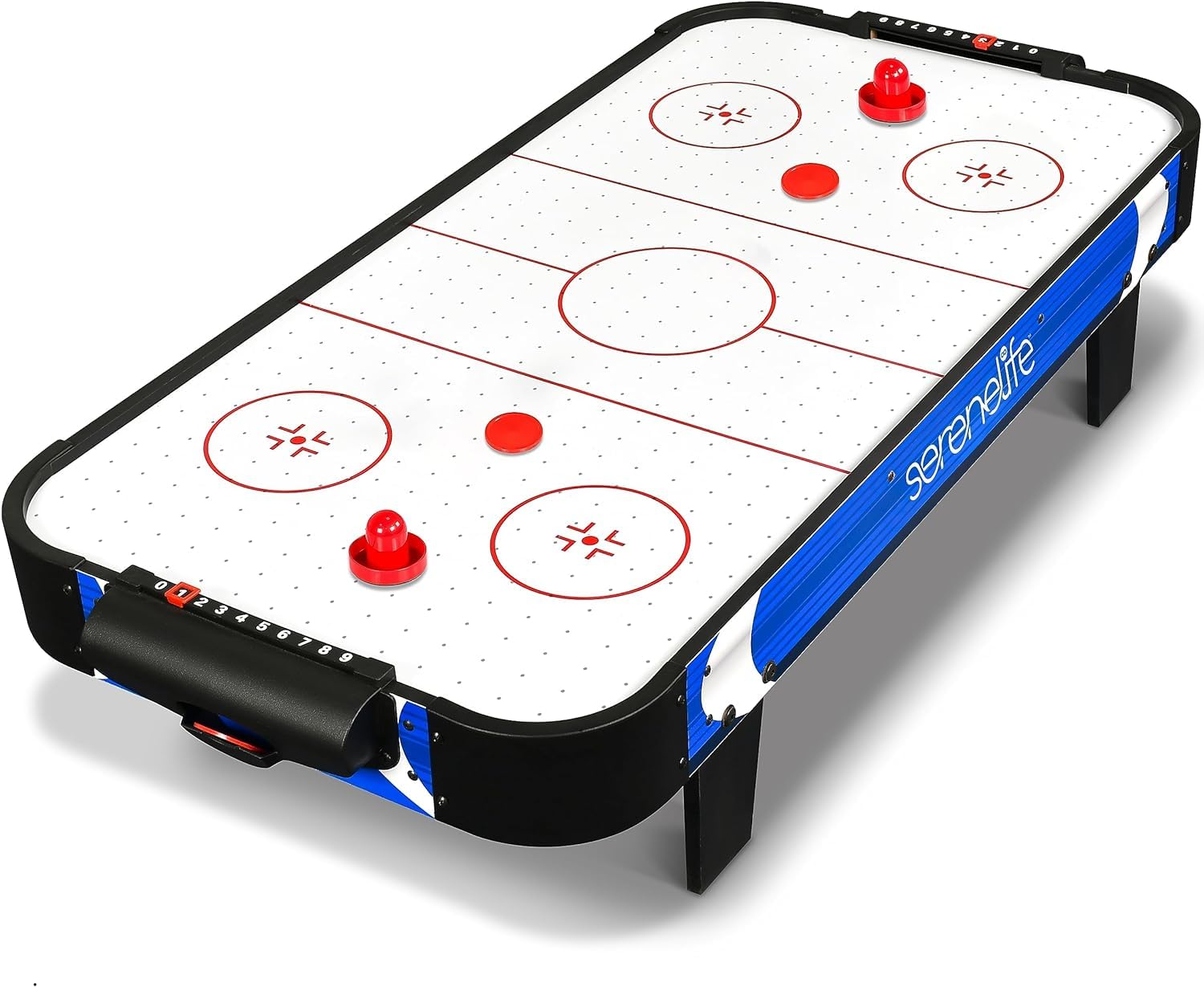 SereneLife 40" Air Hockey Game Tabletop, w/Fastest Game Play Upgraded 110v Motor