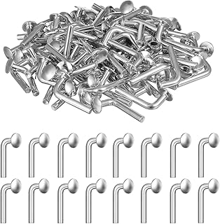 Universal Pallet Rack Drop Pin: 100 Pcs M5x5mm Heavy Duty J Bolt Safety Clip, Cross Beam Locker Drop Pin for Warehouse, Home
