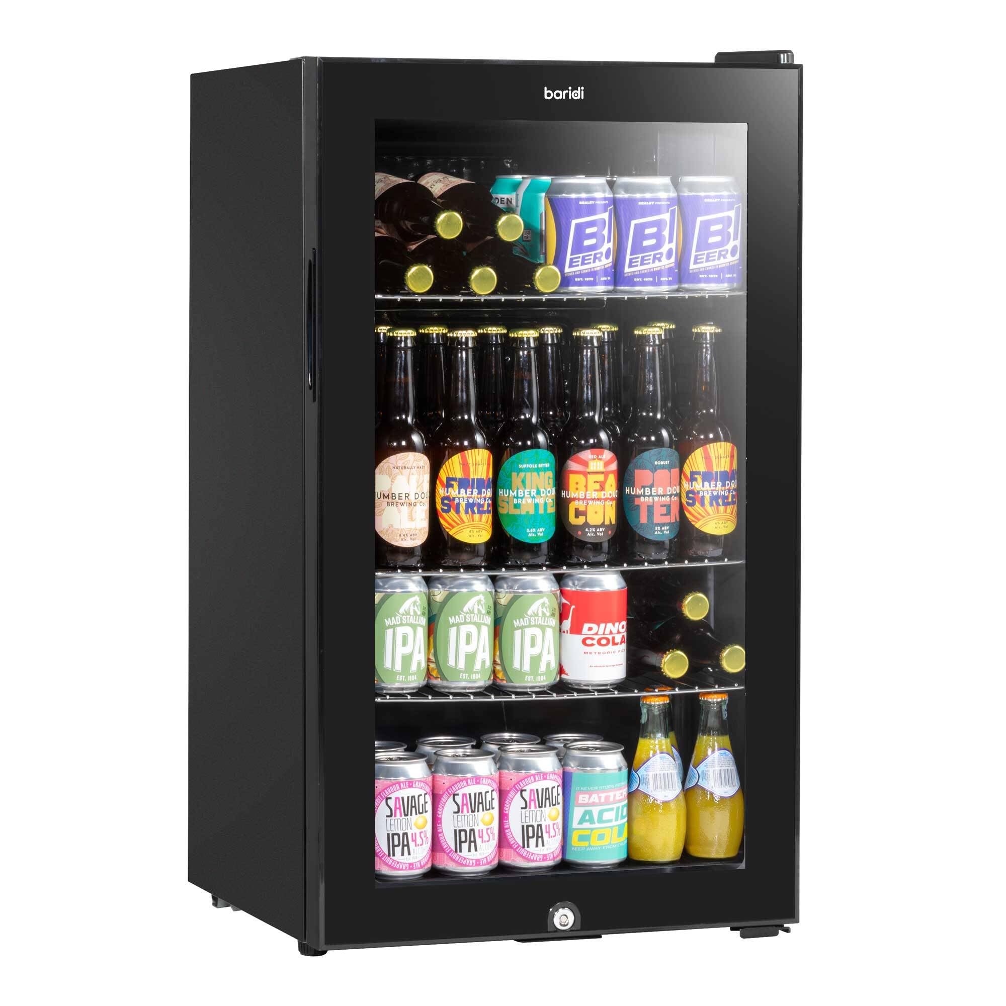 Dellonda Baridi Undercounter Drinks, Beer & Wine Fridge with Wire Shelves, Inter