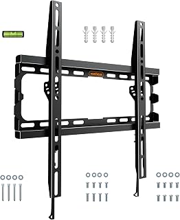 VonHaus TV Wall Bracket for 32-75" Screens, Ultra-Slim TV Bracket with Spirit Level, Flat to Wall Mount, 55kg Capacity, Max VESA : 400x400 mm