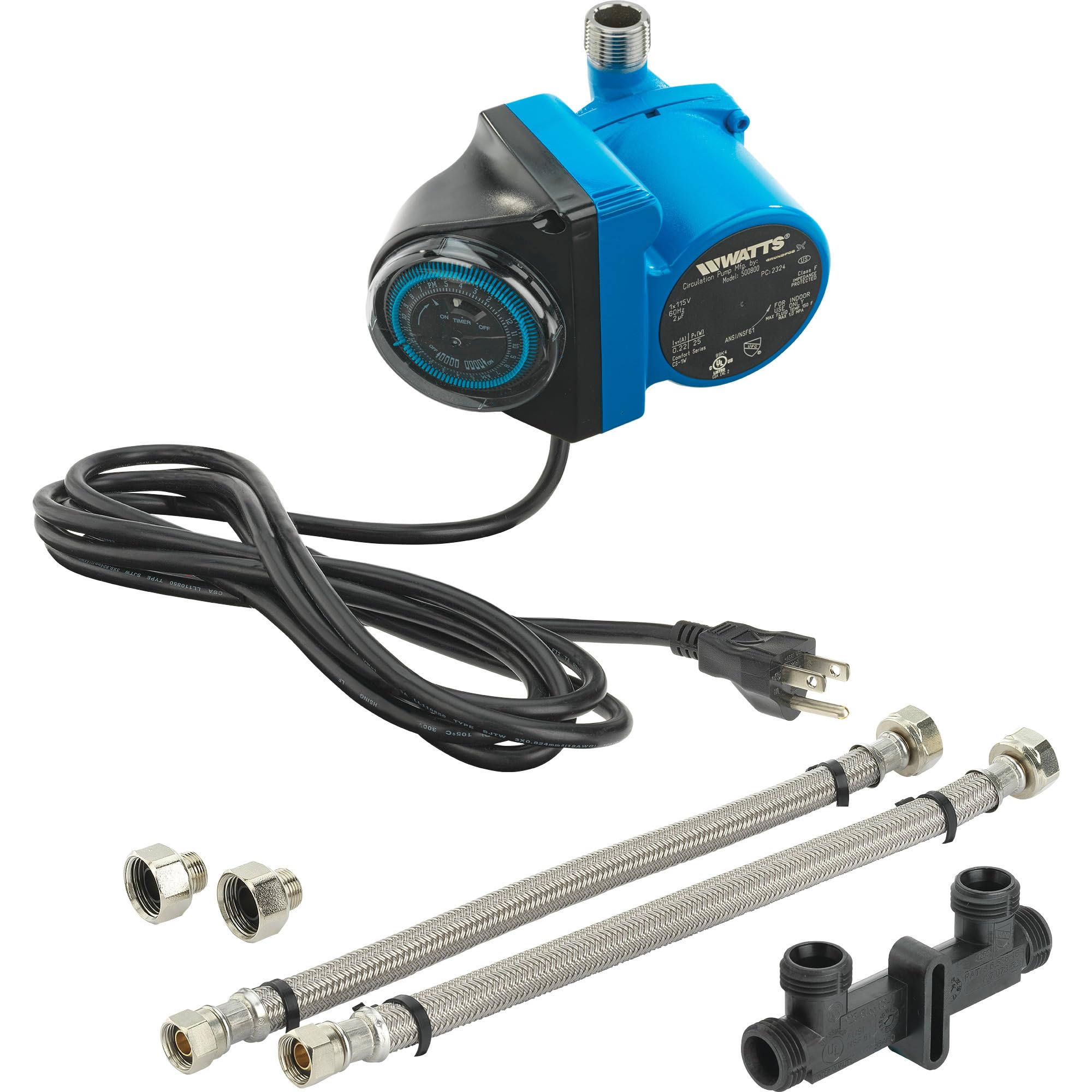 Watts Heat H2O 0955805 Hot Water Recirculation System Programmable Timer | Therm