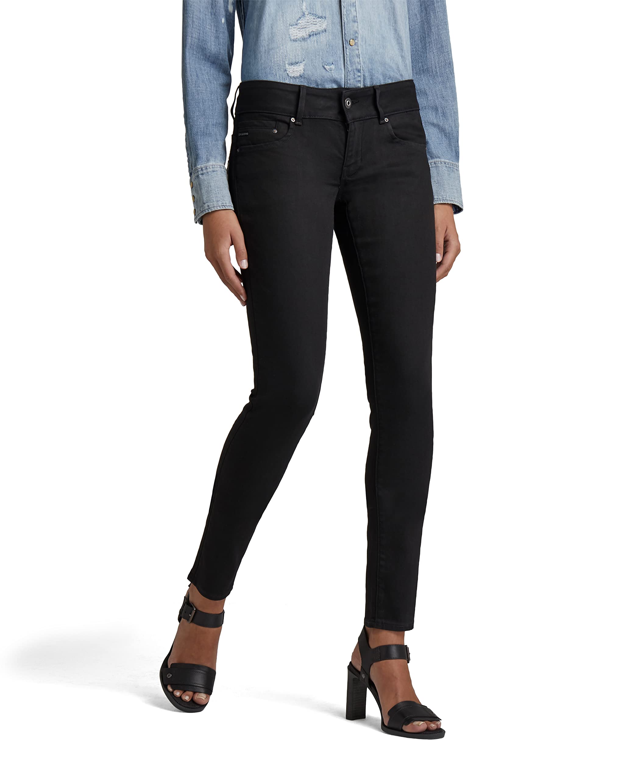 G-Star Women's Midge Cody Mid Skinny Jeans